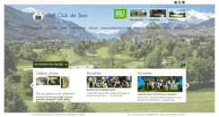 Desktop Screenshot of golfsion.ch